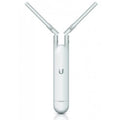 Ubiquiti UAP-AC-M UniFi Mesh Outdoor WiFi Access Point with two external antenna connectors.
