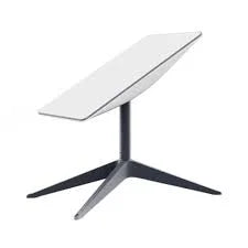 The Starlink Gen 3 (Standard Kit) features a white, rectangular phased-array dish on a black three-legged stand, angled upward against a plain white background.
