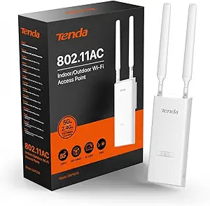 Tenda OAP1200 AC1200 outdoor WiFi access point with retail packaging box