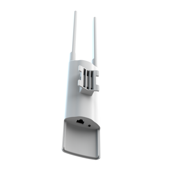 Ruijie RG-RAP52-OD outdoor access point rear view showing Ethernet port and weatherproof casing