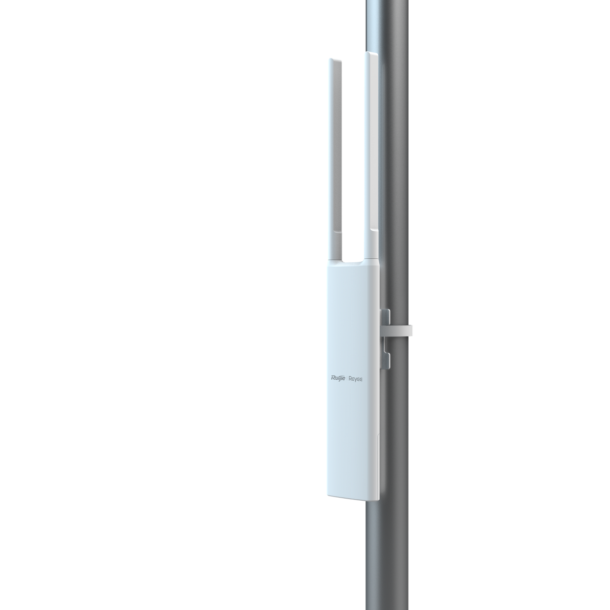 Outdoor WiFi access point RG-RAP52-OD installed on pole for extended wireless coverage