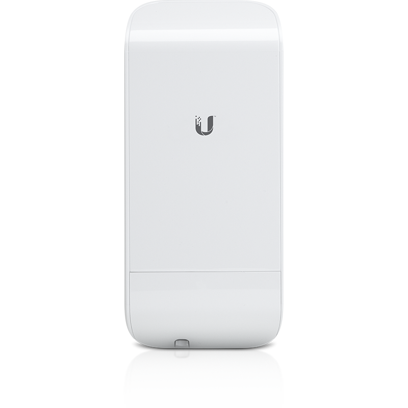 Ubiquiti airMAX NanoStation Loco M2 outdoor wireless CPE front view