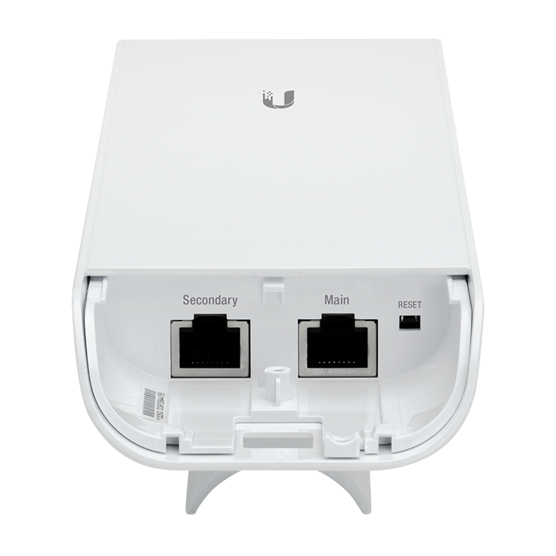 NanoStation M5 NSM5 dual Ethernet ports secondary and main with reset button
